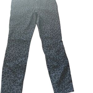 Rewash Black Leopard Print Skinny Jeans